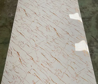 Panneau mural en PVC marbré UV, plaque WPC, panneau de remplacement