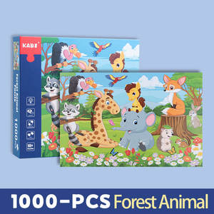 500/1000 pièces Intelligent développer la ville trafic forêt Animal unisexe jouet en gros début éducatif <span class=keywords><strong>grand</strong></span> <span class=keywords><strong>Puzzle</strong></span> pour les enfants - Product Image 6