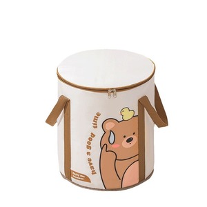 Bañera para pies de dibujos animados, plegable con tapa, portátil, para uso en exteriores, forma redonda, accesorio multifuncional para inodoro - Product Image 5