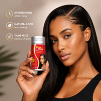 Cire coiffante en stick OEM sous marque privée pour tous types de cheveux, anti-frisottis, fixation forte, vente en gros fabricant