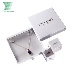 Großhandel Papier Karton Schmuck-Set Verpackungsbox benutzerdefiniertes Logo gedruckt luxuriöses Geschenk elegante Schmuckverpackung Geschenkboxen