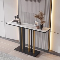 Table console ultra-étroite de lumière d'armoire de porche de haute qualité de luxe pour l'approvisionnement de cas de dalles de roche de qualité de porte d'entrée et de couloir