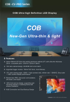 Flip-Chip-COB-Indoor-Fine-Pitch-LED-Videowand 600*337,5 mm, ultradünn, 4K 8K P0,93 P1,2 P1,5, kommerzielles LED-Display-Panel