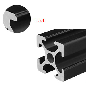 Chinese Fabrikanten 3d Printer T Slot Aluminium 2020 Zwart Extrusie Industrieel Aluminium Profiel Hs064 - Product Image 2