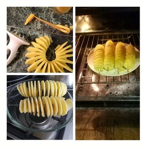 6Pcs Stainless Steel Spiralizer Set Multi-Functional <b>Vegetable</b> Cutter Perfect for Making Spiral Potatoes Carrots Kitchen Tool - Product Image 3