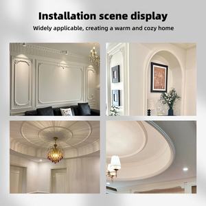 <span class=keywords><strong>Moulure</strong></span> murale flexible en PVC de 9,8 pieds, auto-adhésive, à peler et coller, pour <span class=keywords><strong>cadre</strong></span> de chaise et décoration de miroir mural à domicile - Product Image 5