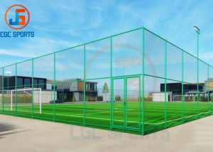 OEM ODM Filet de clôture galvanisé pour terrain de football, barrière d'entraînement portable, <span class=keywords><strong>cage</strong></span> de sécurité sans nœuds anti-chute - Product Image 6