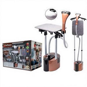 Défroisseur Vapeur <span class=keywords><strong>Professionnel</strong></span> sur Pied Hoffmans 2000W, Réservoir Grande Capacité 2L avec Planche à Repasser, Tringle <span class=keywords><strong>de</strong></span> Suspension et <span class=keywords><strong>Système</strong></span> <span class=keywords><strong>de</strong></span> Chauffage Rapide - Product Image 1
