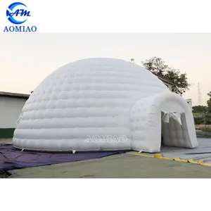 Giant outdoor inflatable tent event inflatable dome tent with LED light