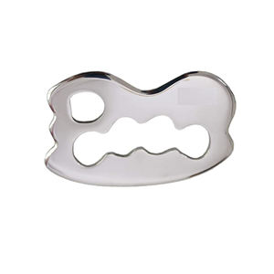 Herramientas de Masaje Gua Sha de Acero Inoxidable 100% Natural, Rodillo Metálico para Masaje Facial y Corporal, Herramienta de Belleza Gua Sha - Product Image 1