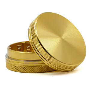 Venta al por mayor de fábrica: <span class=keywords><strong>Mini</strong></span> molinillo de hierbas de 50 mm, de 2 capas, de aleación de aluminio, multicolor, para tabaco, con logotipo personalizado - Product Image 2