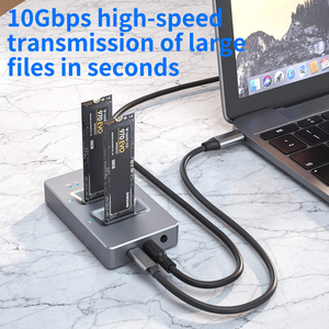 Bán buôn nhôm SATA để Mini Loại C <span class=keywords><strong>USB</strong></span> 3.1 <span class=keywords><strong>SSD</strong></span> Enclosure Adapter trường hợp Đối với PC MAC Linux - Product Image 3