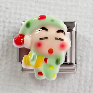 Nouveau Bracelet de Module italien détachable en acier inoxydable Crayon Shin <span class=keywords><strong>Chan</strong></span> série bricolage épissage élastique italie breloques pour Bracelet - Product Image 6