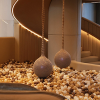Columpio Colgante Ropecube con Bola de Red Tejida Colorida, Juguete Sensorial para Interiores y Exteriores, Columpio Inflable Seguro