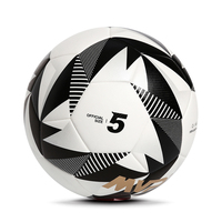 Ballon de football/soccer de taille standard 5 en PU de haute qualité pour l'entraînement sportif et les matchs officiels, vente en gros d'usine