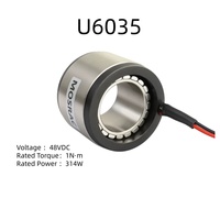 Moteur BLDC sans balais à rotor externe à alésage creux 48V, haute précision, à entraînement direct, pour exosquelette motorisé