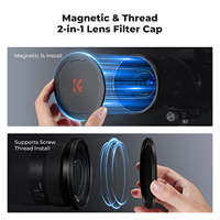 Filtre d'objectif magnétique polarisant circulaire CPL K&F Concept 67-82 mm HD, étanche, résistant aux rayures, anti-reflet