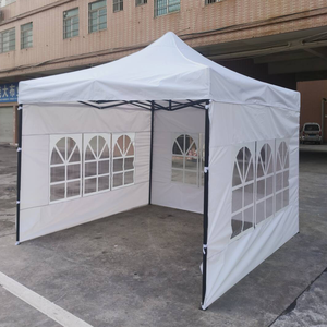 Tuoye 3x3m demir çerçeve Pop Up olaylar için fuar çadırı Buniess açık baskılı gölgelik özel çadır ile Logo - Product Image 1