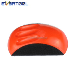 Evertool 150mm PU bọt chà nhám đĩa chủ cát giấy ủng hộ đánh bóng pad tay Mài khối - Product Image 5