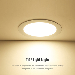 OKELI SMD Runde quadratische Decke Einbau 3w 6w 9w 12w 15w 18w 24w Round Square Ultra Slim Decken-LED-Flach bildschirm leuchte - Product Image 4