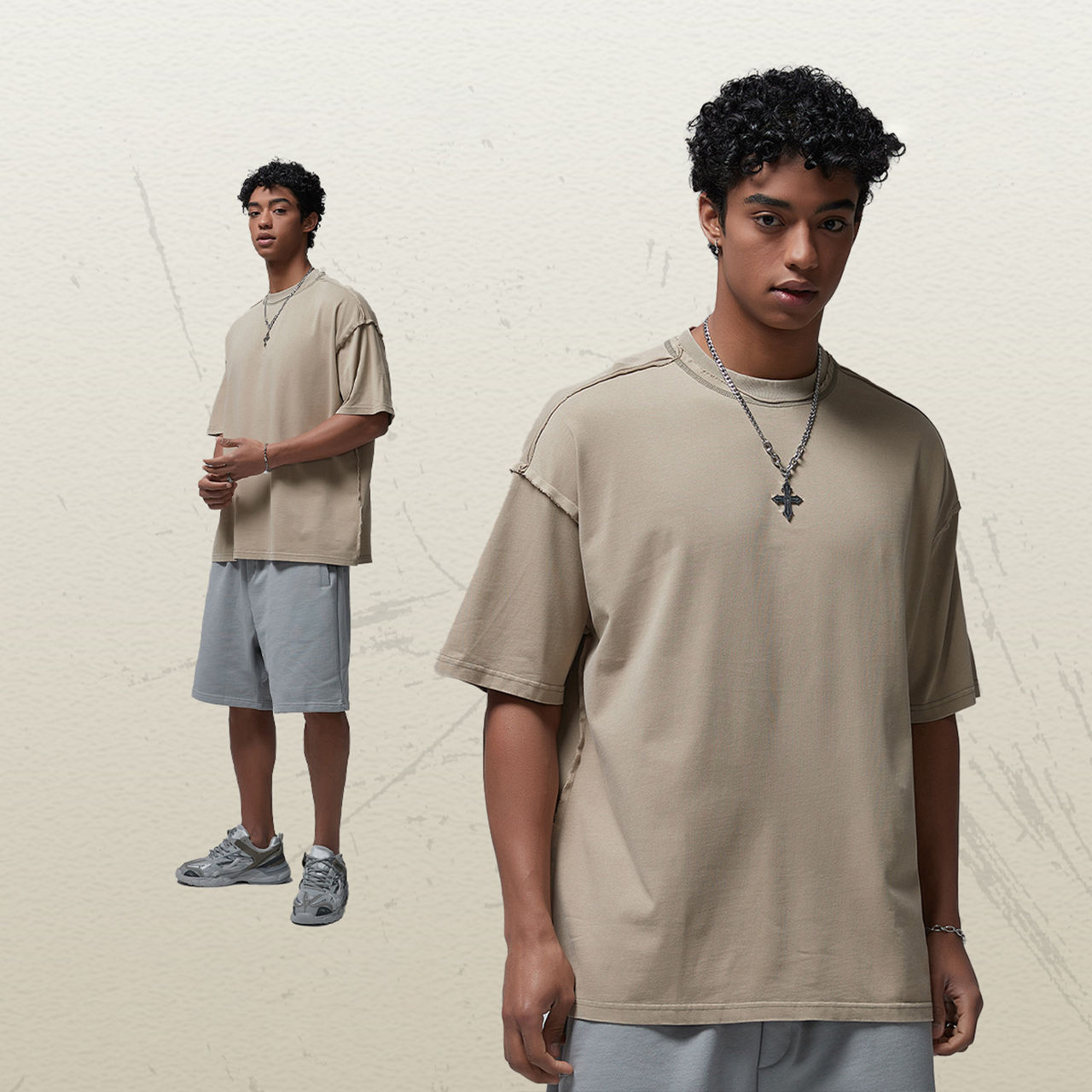 สีเขียวเทาย้อนยุค