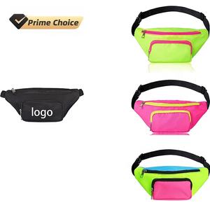 BSCI personalizado Unisex deporte impermeable al por mayor chico diseñador mujeres hombres pequeña cintura bolsa correa ajustable nailon personalizado riñonera - Product Image 1