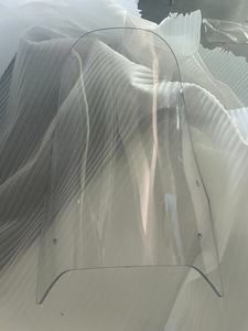 Özel yüksek şeffaflık motosiklet plastik cam temizle PC araç camı vakum şekillendirme kesme işleme hizmeti - Product Image 4