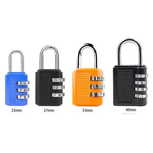 आधुनिक 4 अंकों के उच्च सुरक्षा जस्ता मिश्र धातु संयोजन लॉक सूटकेस जिम स्कूल और आउटडोर अंतरिक्ष उपयोग के लिए - Product Image 5