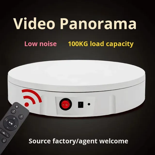 Professional 360 Photography Turntable Motorized Spinning Platform Adjustable Speed for 3D Scanner Product Video Shooting