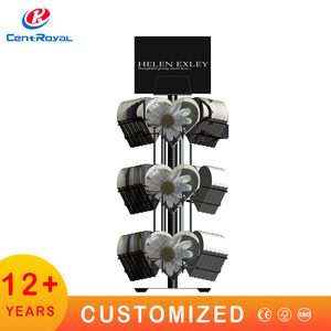 Espositore Rotante per Calzini in Metallo Verniciato a Polvere Antiruggine Personalizzato per Uso in Negozi al Dettaglio - Product Image 5