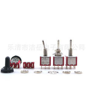 Mt <b>Toggle</b> <b>Switch</b> Mts102 3 Pin 2 Position 6 Pin 9 Pin 12 Pin Waterproof Cap Ip40 Copper Pins 16mm Installation - Product Image 4