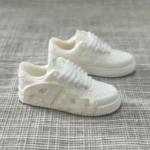 Modelo de Zapato Personalizado a Escala 1/6, <span class=keywords><strong>AF1</strong></span> <span class=keywords><strong>Air</strong></span> <span class=keywords><strong>Force</strong></span> One, Adorno de Escritorio, Mini Zapatos para Muñecas, Adorno de Llavero con Forma de Zapatilla - Product Image 6