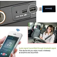 Adaptateur Dongle USB 2 en 1 pour kit voiture 5.3 avec récepteur audio sans fil AUX 3,5 mm pour haut-parleur de voiture BTR118