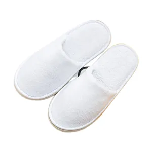 Yute Hotel Guest Sl Chinelos OEM Descartável Eco-friendly 3Mm Chinelos Para Hotel Biodegradável 20 Pares Chinelo De Pelúcia Atacado