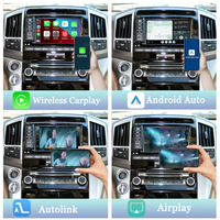 Viknav 12.3 pouces Linux Interface pour Toyota LC200 2012-2015 OEM écran décodeur boîte souris Joystick sans fil CarPlay Android Auto