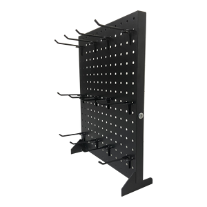 Vật liệu kim loại nhỏ Pegboard Rack hiển thị, hàng hóa nhỏ Pegboard Rack hiển thị, cửa hàng bán lẻ Rack hiển thị, với móc - Product Image 6