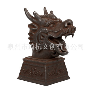 เครื่องประดับหัวสัตว์ 12 แบบสไตล์จีน เรซินสังเคราะห์ แพ็คเกจหลายชิ้น ของตกแต่งโต๊ะทำงานสไตล์เซน ของขวัญสำหรับสำนักงาน - Product Image 4