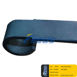 Repuestos para Grúa sobre Camión ZOOMLION QY20V QY25V QY30V, Resorte Trasero de Acero 660-29044 - Product Image 3