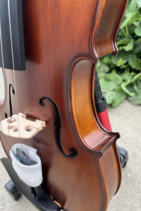 Sinomusik Venta Caliente Nuevo Satén Rojo Oscuro Marrón Llama Arce <span class=keywords><strong>Viola</strong></span> MAT700 - Product Image 6