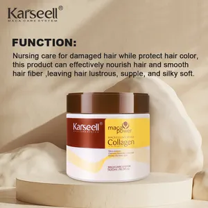 Fabricants Karseell Masque capillaire hydratant bio au collagène pour cheveux, traitement à l'huile d'argan