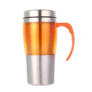 <span class=keywords><strong>Mug</strong></span> à café ou à thé en acier inoxydable personnalisé, sans BPA, adapté aux déplacements, avec couvercle - Product Image 2