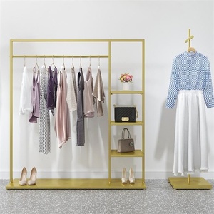 Estante de Exhibición para Tienda de <span class=keywords><strong>Ropa</strong></span>, Metálico, Multifuncional, Desmontable, para Almacenamiento, Perchero, Estante para <span class=keywords><strong>Ropa</strong></span> de Dormitorio, <span class=keywords><strong>Ropa</strong></span> <span class=keywords><strong>Infantil</strong></span> - Product Image 5
