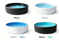 Piscine gonflable portable de jardin personnalisable pour la publicité, piscine hors sol robuste pour enfants et adultes