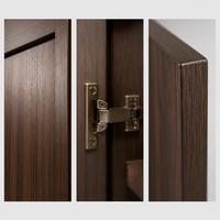 Armoire à vin moderne et écologique sur mesure avec éclairage LED et construction en bois massif pour l'ameublement de la maison