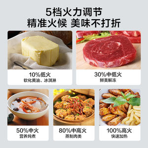 Four à micro-ondes Midea 20L à panneau plat noir, haute puissance, économe en énergie, pour usage domestique - Product Image 5