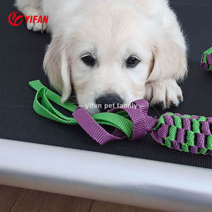 Cama para perros de aluminio antioxidante con tela reemplazable de nailon PVC y Treslin adecuada para cama para perros de aluminio impermeable y duradera - Product Image 2