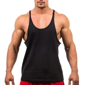 Custom Spier Fitness Bodybuilding Gym Kleding Mannelijke Mouwloos Vest Afdrukken Leeg Wife Beater Singlets Stringers Mannen Tank Top