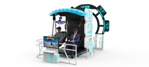 เครื่องอาร์เคดจำลองสองผู้เล่น <span class=keywords><strong>VR</strong></span> paraglider 9D อุปกรณ์อลูมิเนียมยอดนิยมรุ่นใหม่ห้างสรรพสินค้ารับเลี้ยงเด็ก - Product Image 2