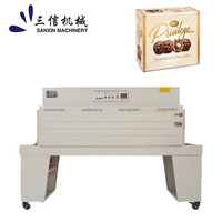 Machine de rétraction automatique 18KW, tunnel de rétraction thermique pour bouteilles, boîtes, emballages en film PE, POF, PVC