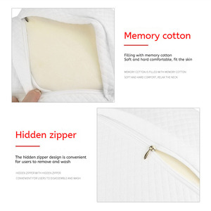 Regalo Corporativo - Almohada de Espuma Viscoelástica de 60D, Hipoalergénica, Lavable, Personalizable, Ligera, Resistente a la <span class=keywords><strong>Humedad</strong></span> y al Clima - Product Image 4